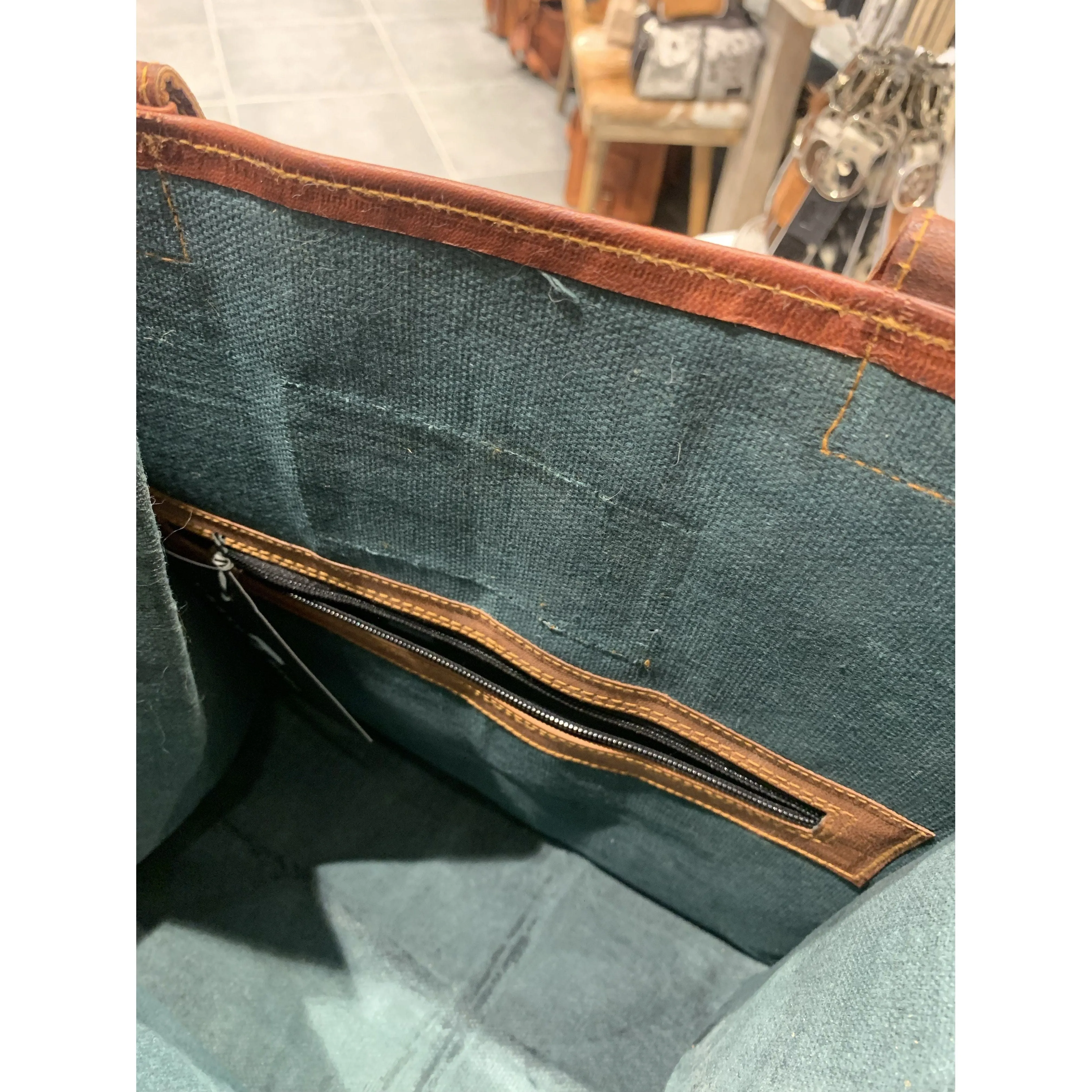 Leather Shopper #549 everyday bag