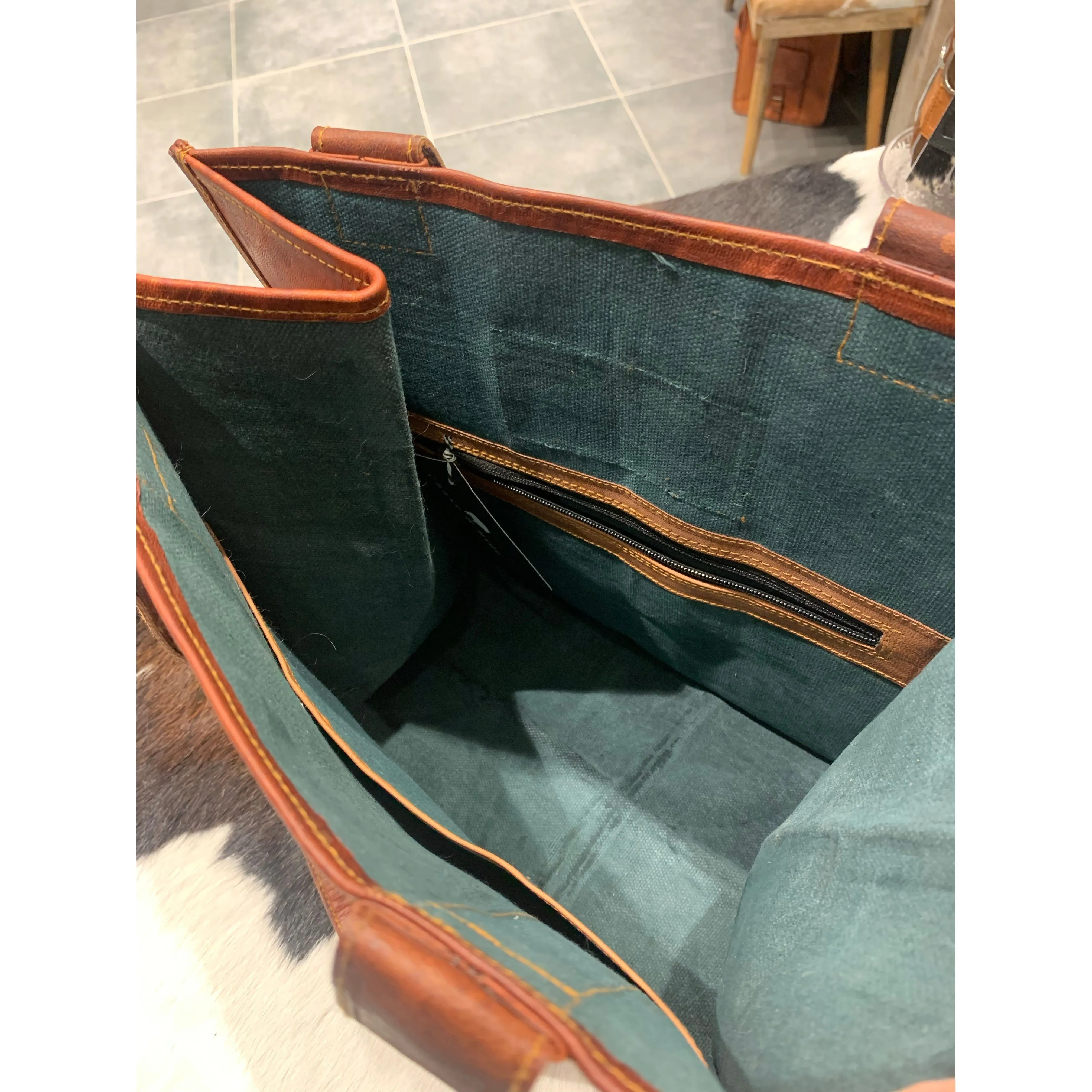 Leather Shopper #549 everyday bag