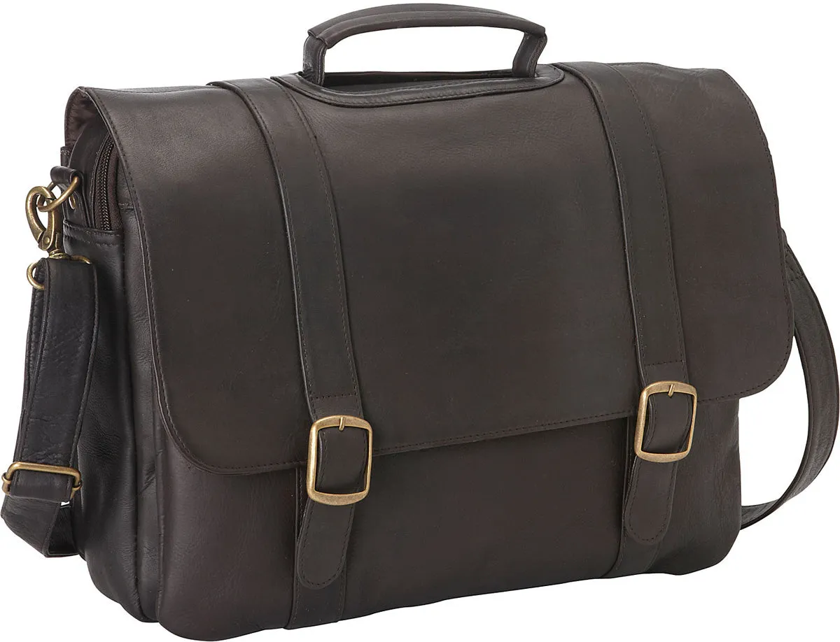 Ledonne Leather Classic Computer Brief