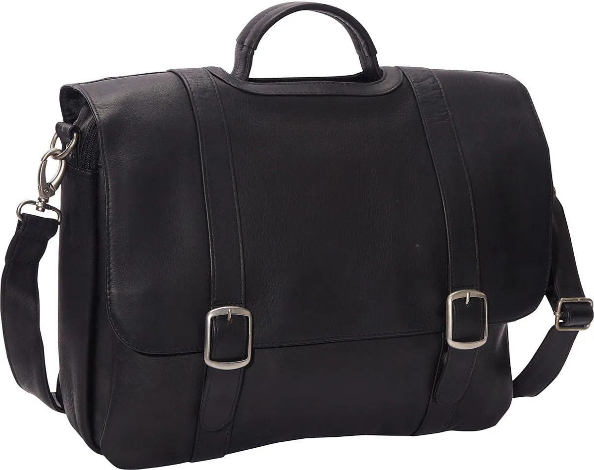 Ledonne Leather Classic Computer Brief