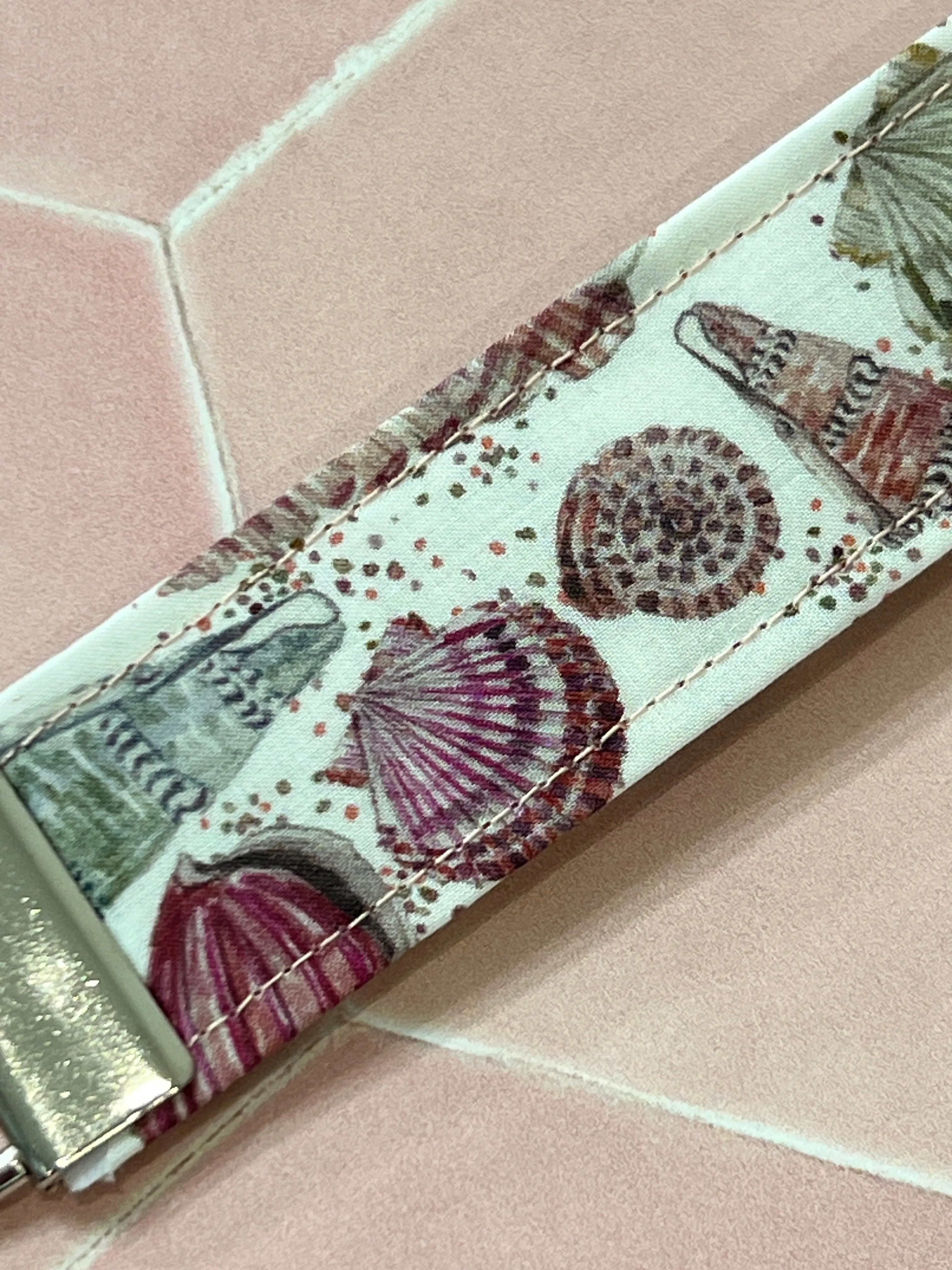 Liberty Pink Sea Shells Key Fob