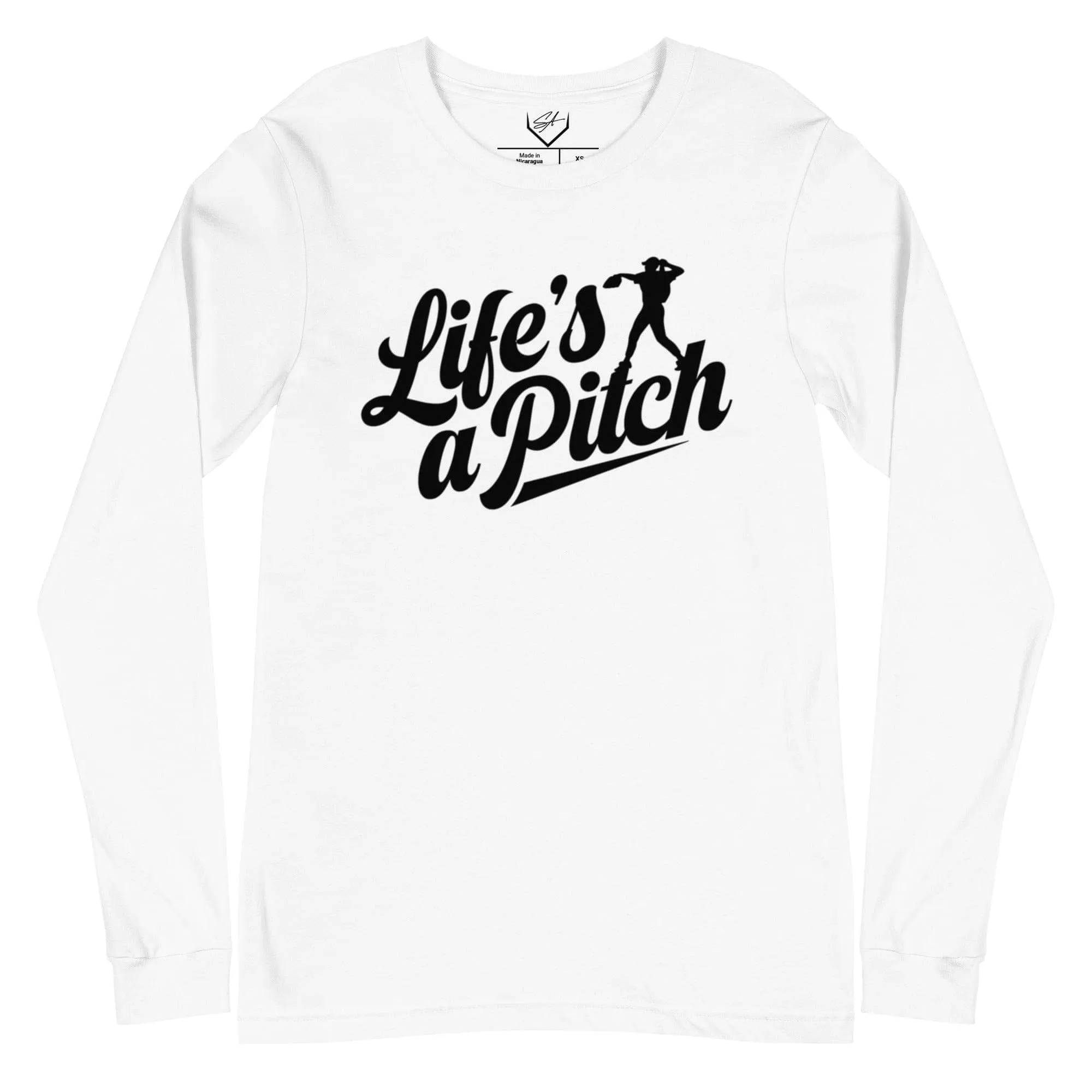 Life's A Pitch - Adult Long Sleeve
