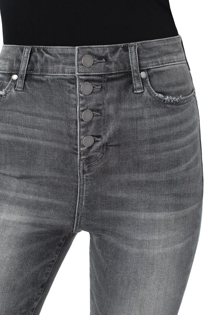 Liverpool Abby Hi-Rise Exposed Button Fly Crop Skinny (roberton)
