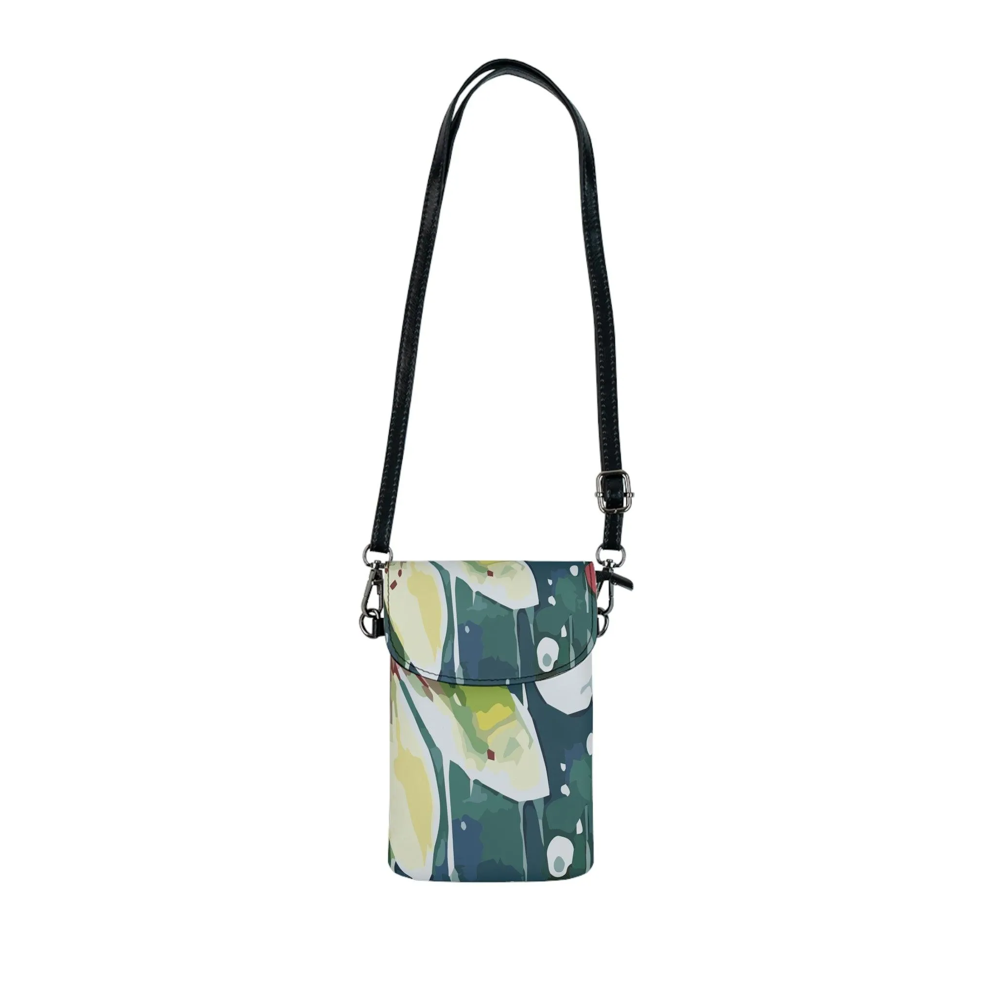 Lotus Whimsy Collection by Miniaday Designs, LLC. Small Cell Phone Wallet
