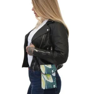 Lotus Whimsy Collection by Miniaday Designs, LLC. Small Cell Phone Wallet