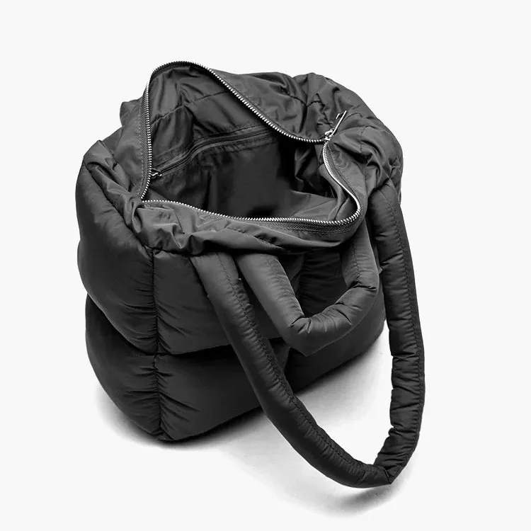 Luxury puffer 2 wear fashion handbag