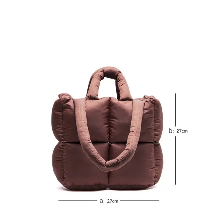 Luxury puffer 2 wear fashion handbag