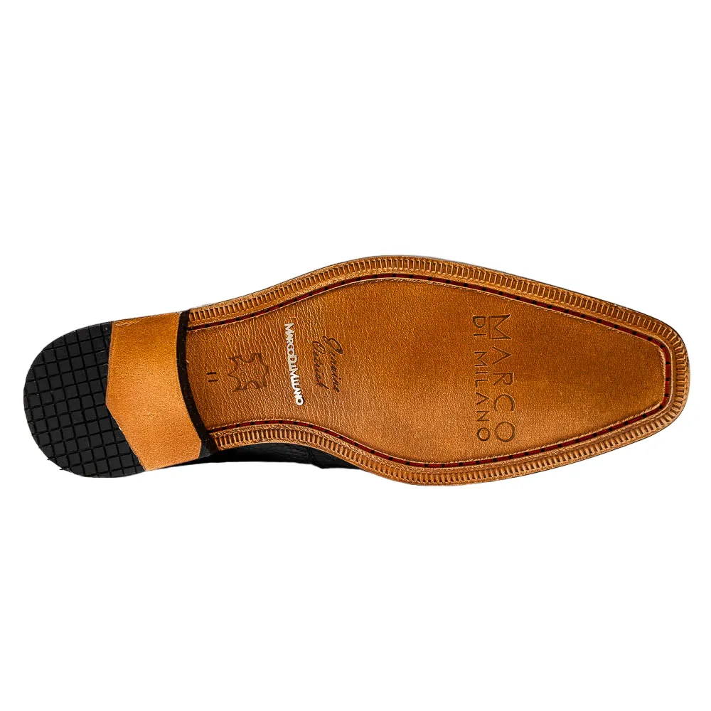 Marco Di Milano Fangio Ostrich Leg Black