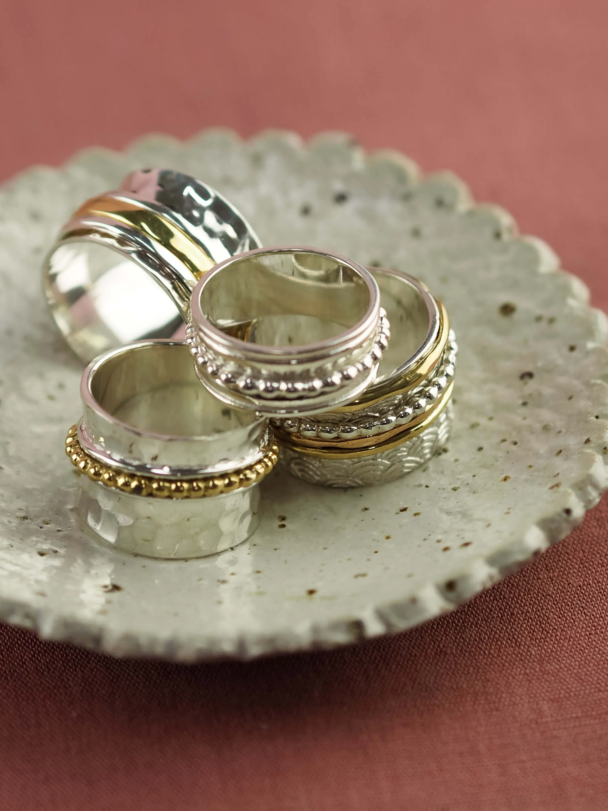 Meditation Spinner Ring Collection