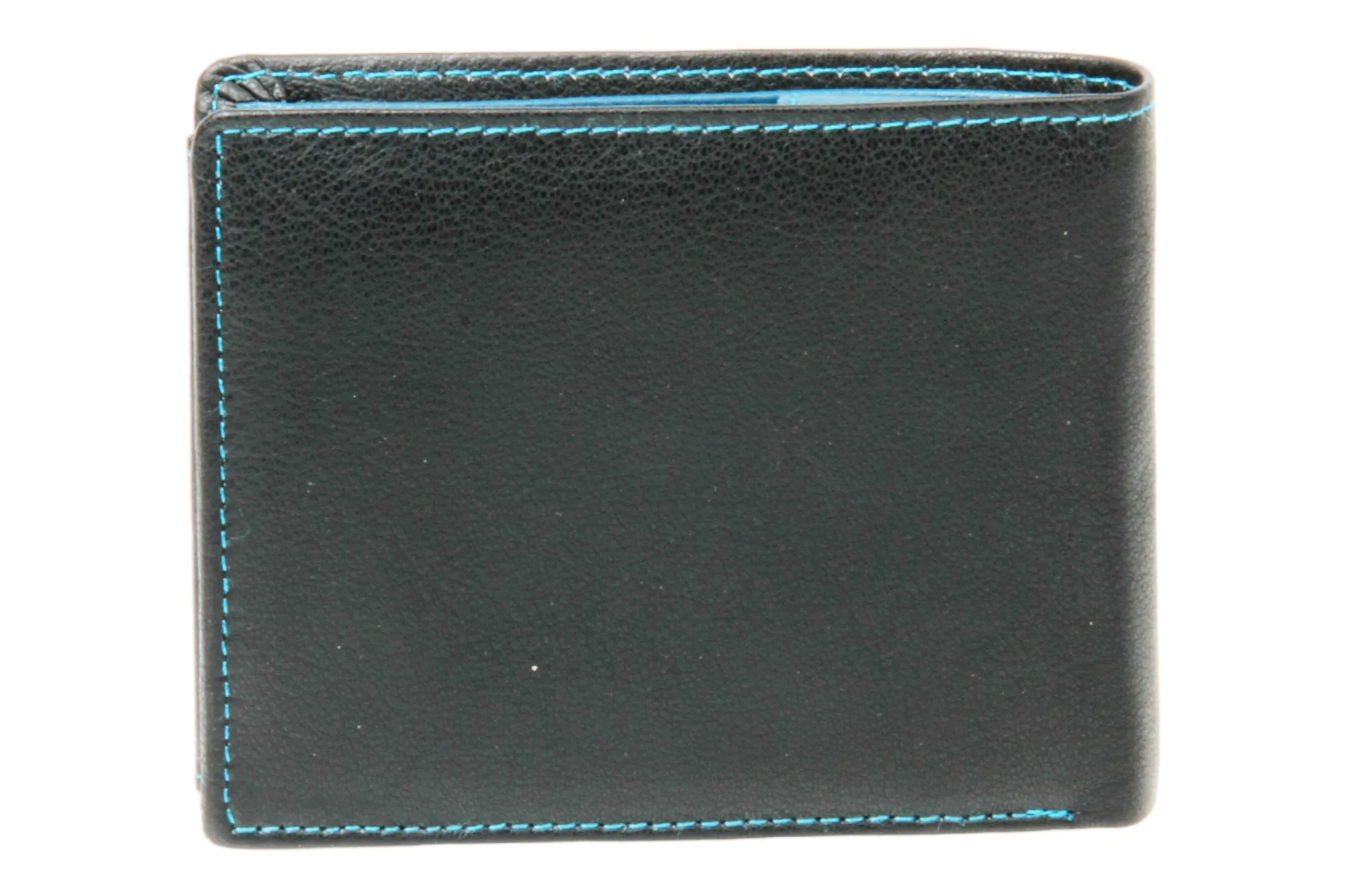 MENS LEATHER WALLET 42143 (BLACK)