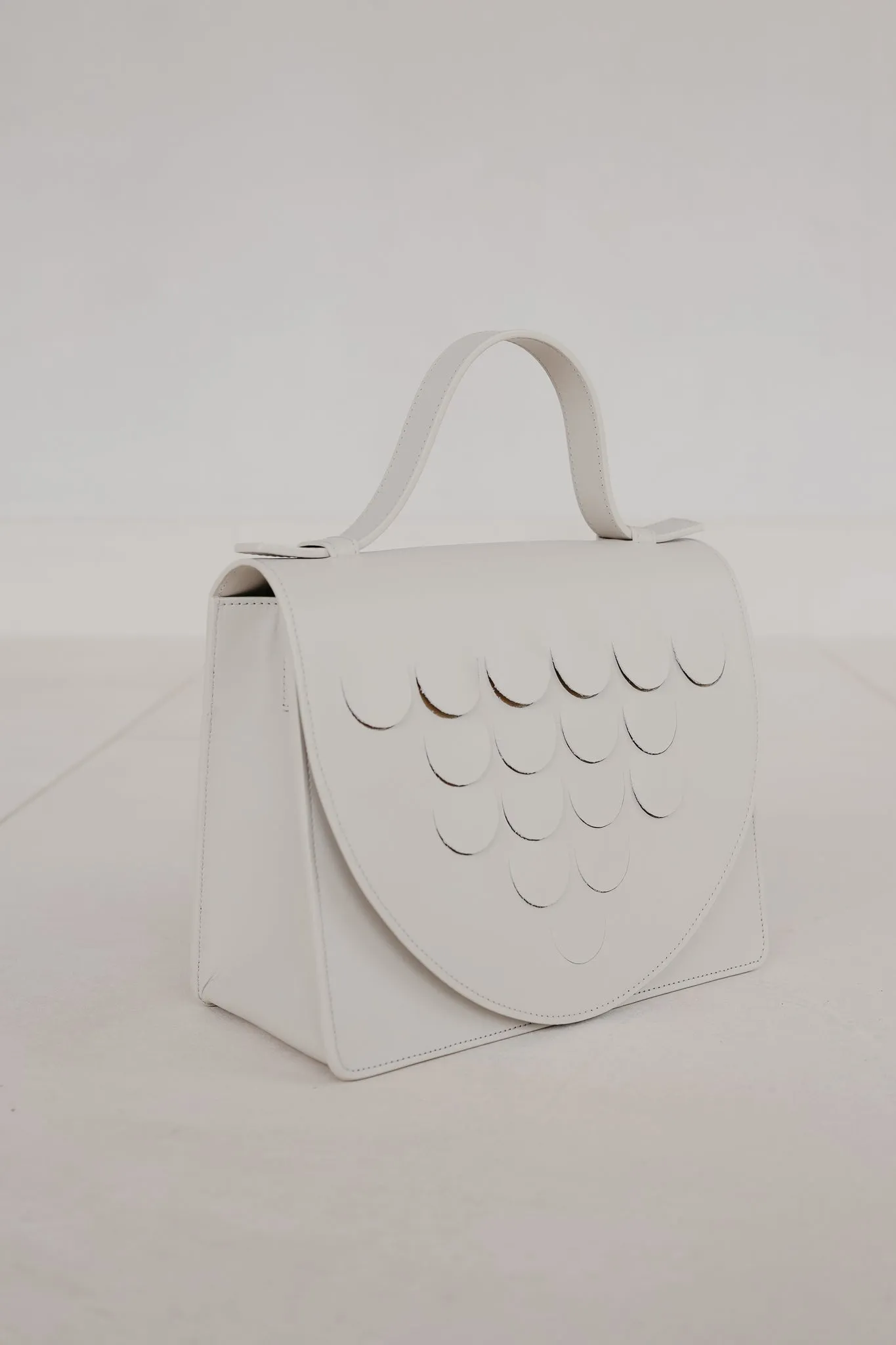 Mini Briefcase Scales | White