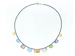 Multi Semi Precious Necklace