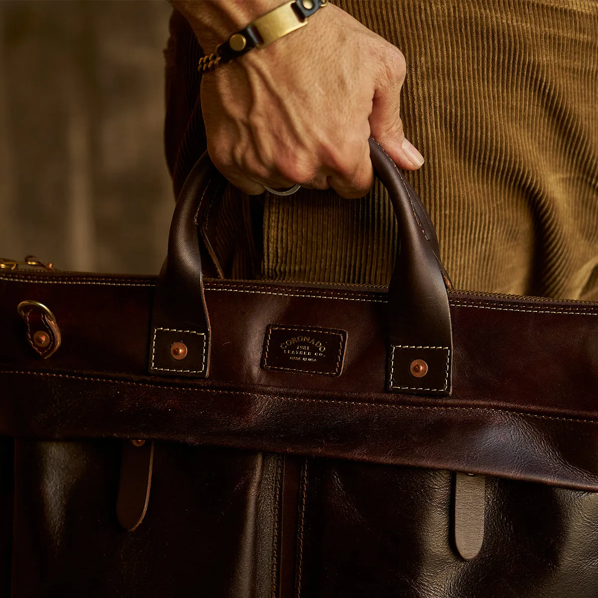 No.160 Primo Tote | Horsehide Brown