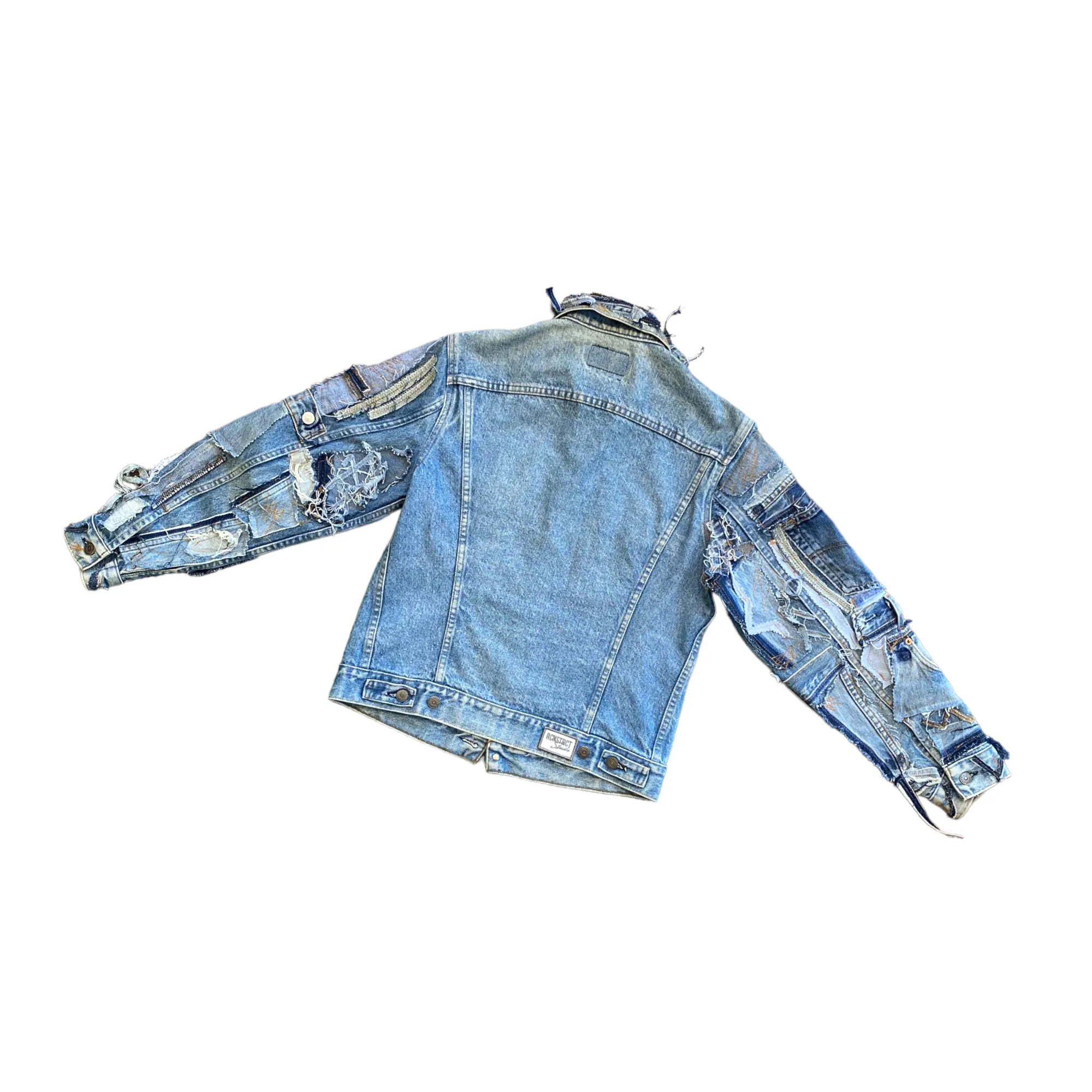 Patchwork Detail Denim Jacket