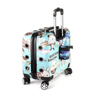 Pet trolley case out portable