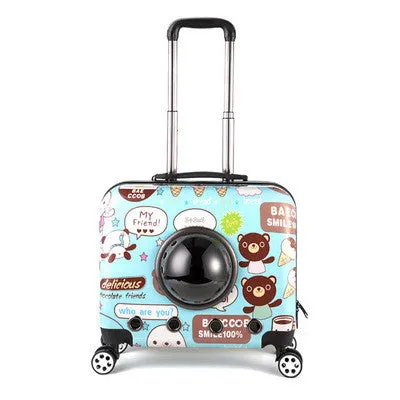 Pet trolley case out portable
