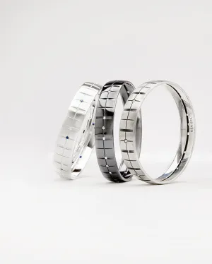 Plaid Bracelet diamonds narrow