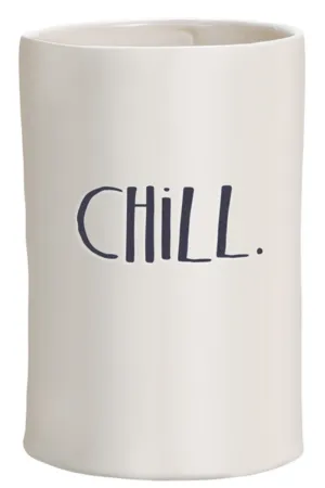 Rae Dunn Stem Print "Chill" Wine Cooler