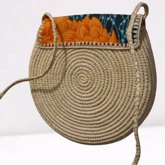 Raphia Crossover Bag