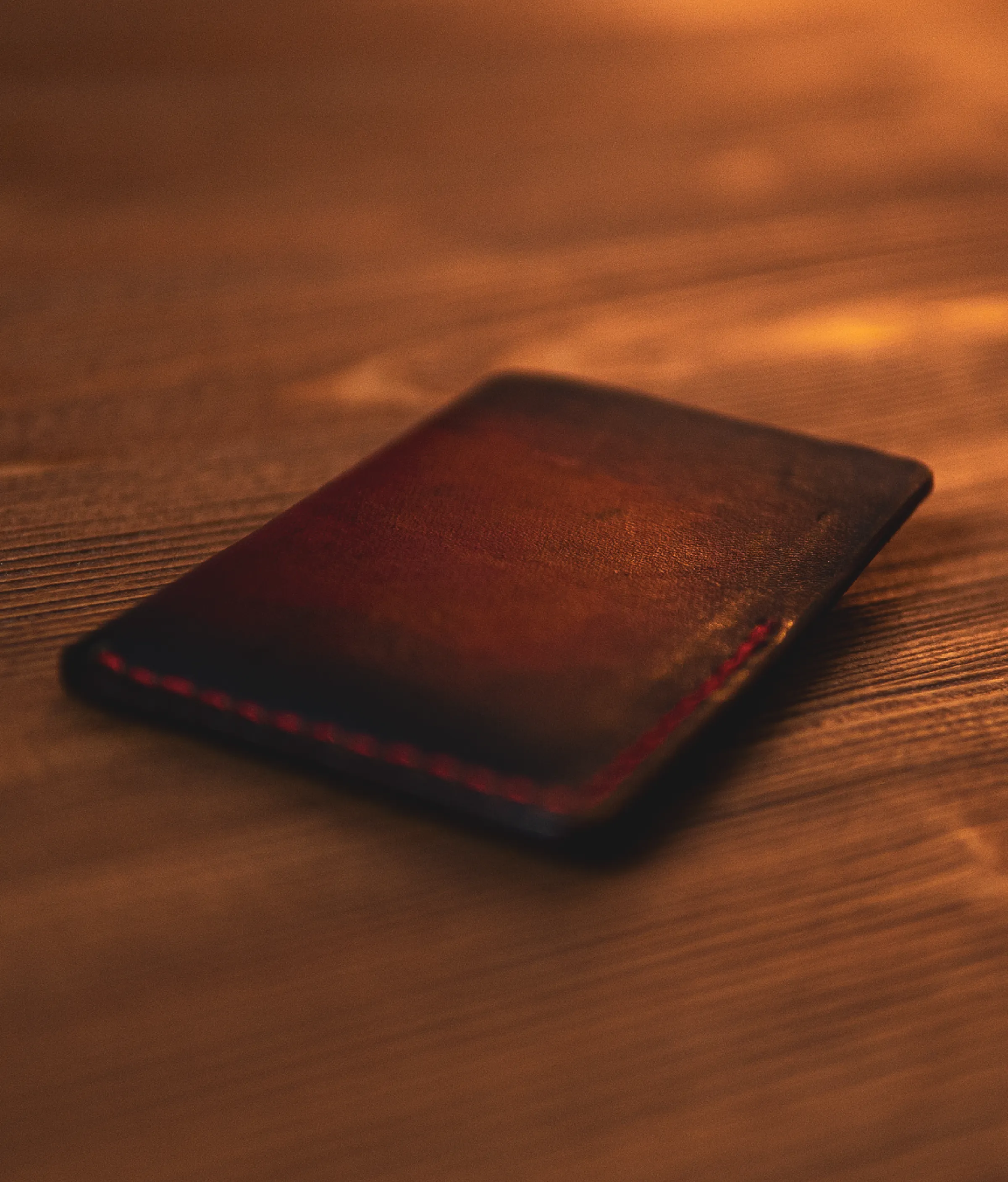 Red Leather Wallet - Applegold