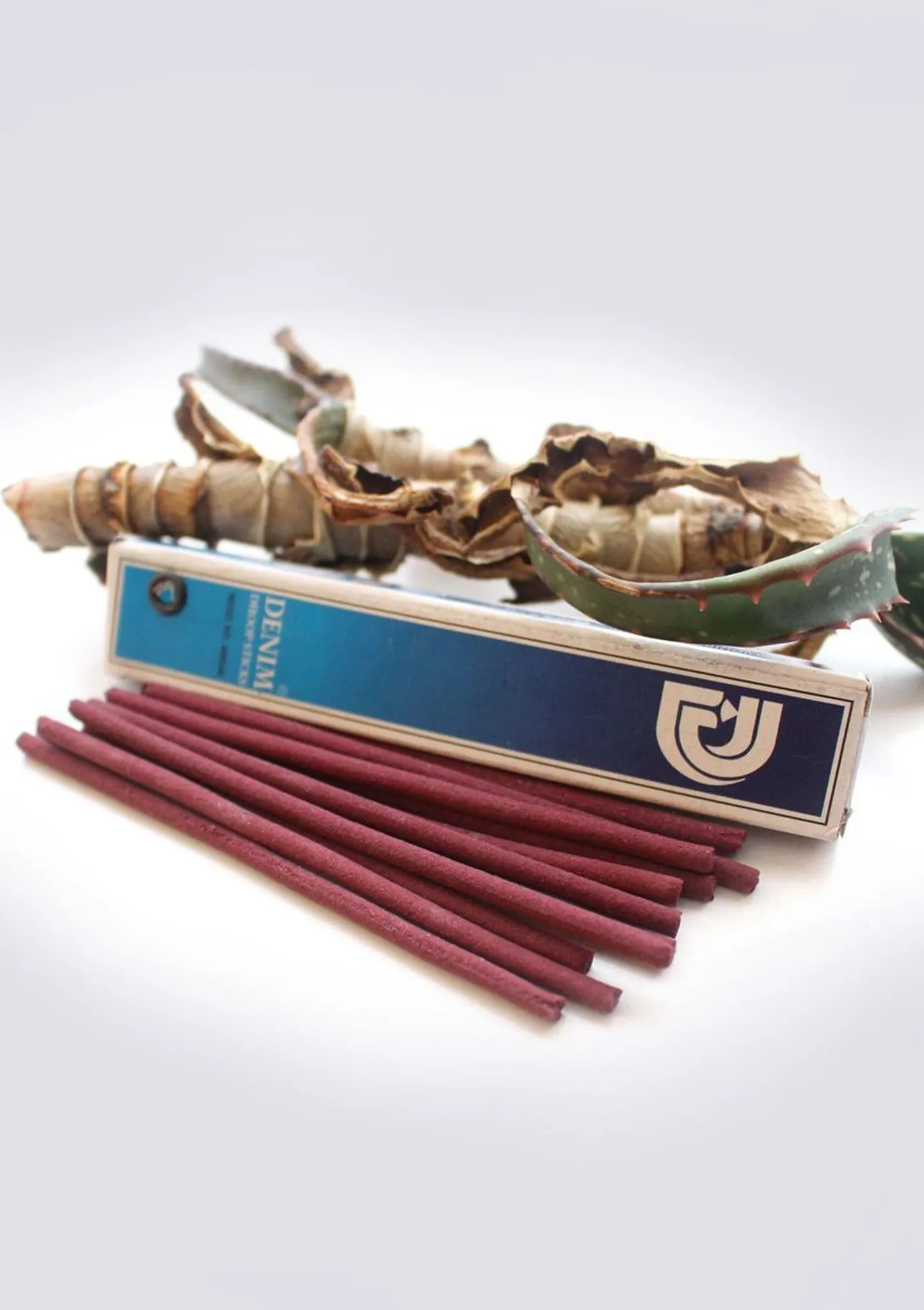 Set of 12 Denim Dhoop Sticks