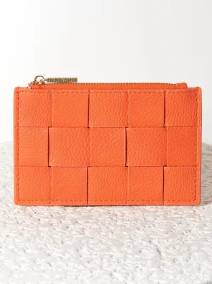 Shiraleah Verona Card Holder, Orange