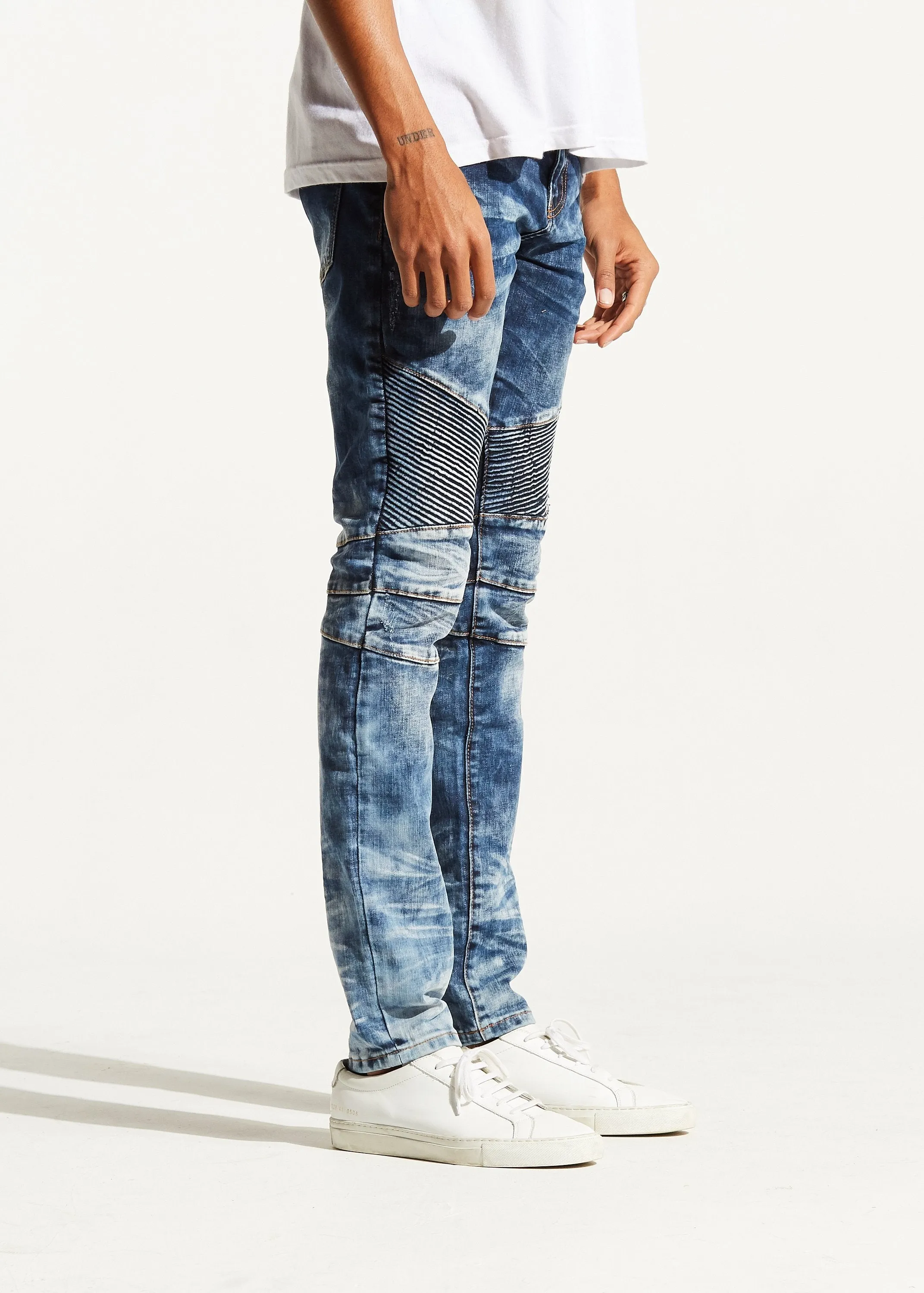 Skywalker Biker Denim (Deep Blue)
