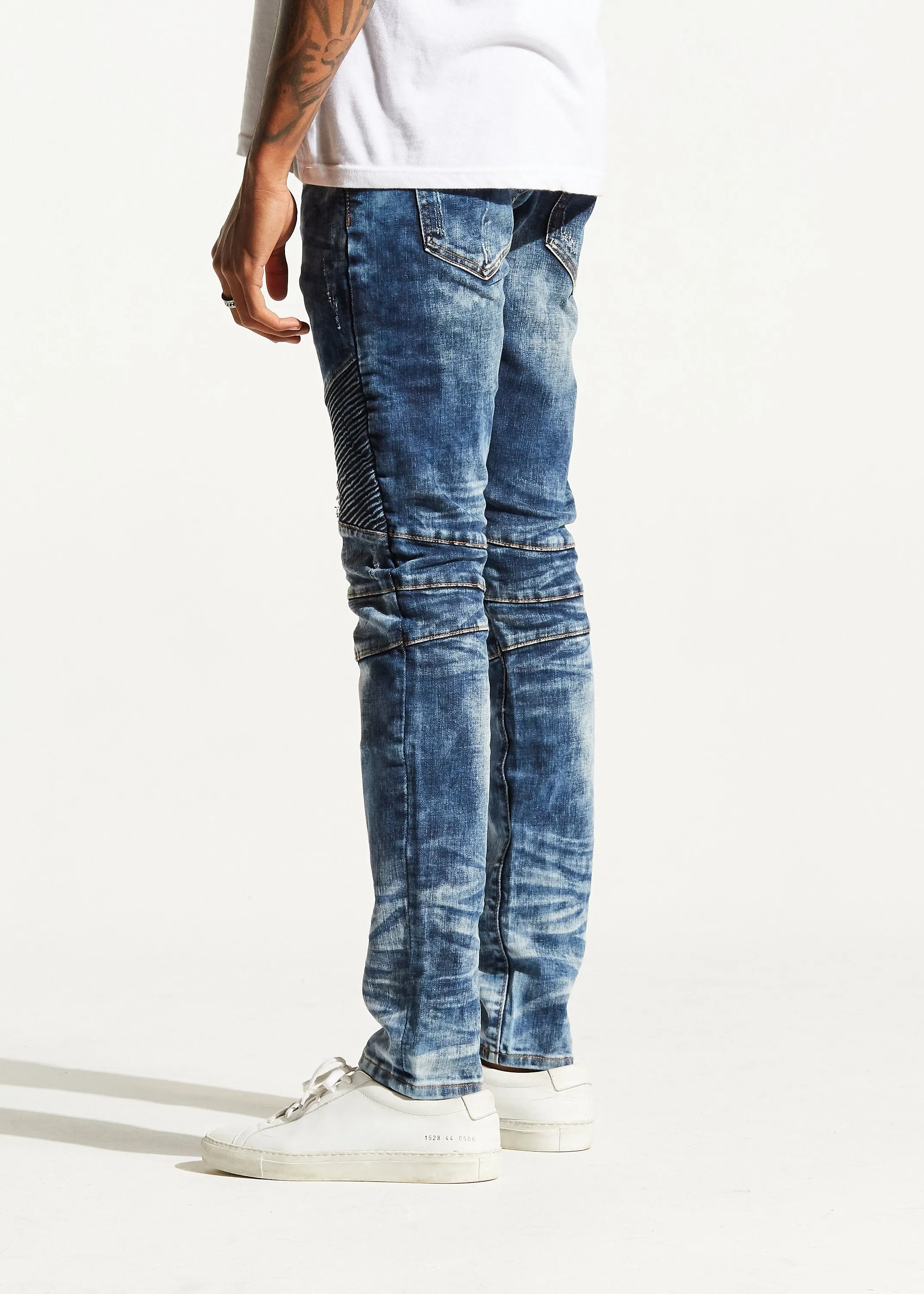 Skywalker Biker Denim (Deep Blue)