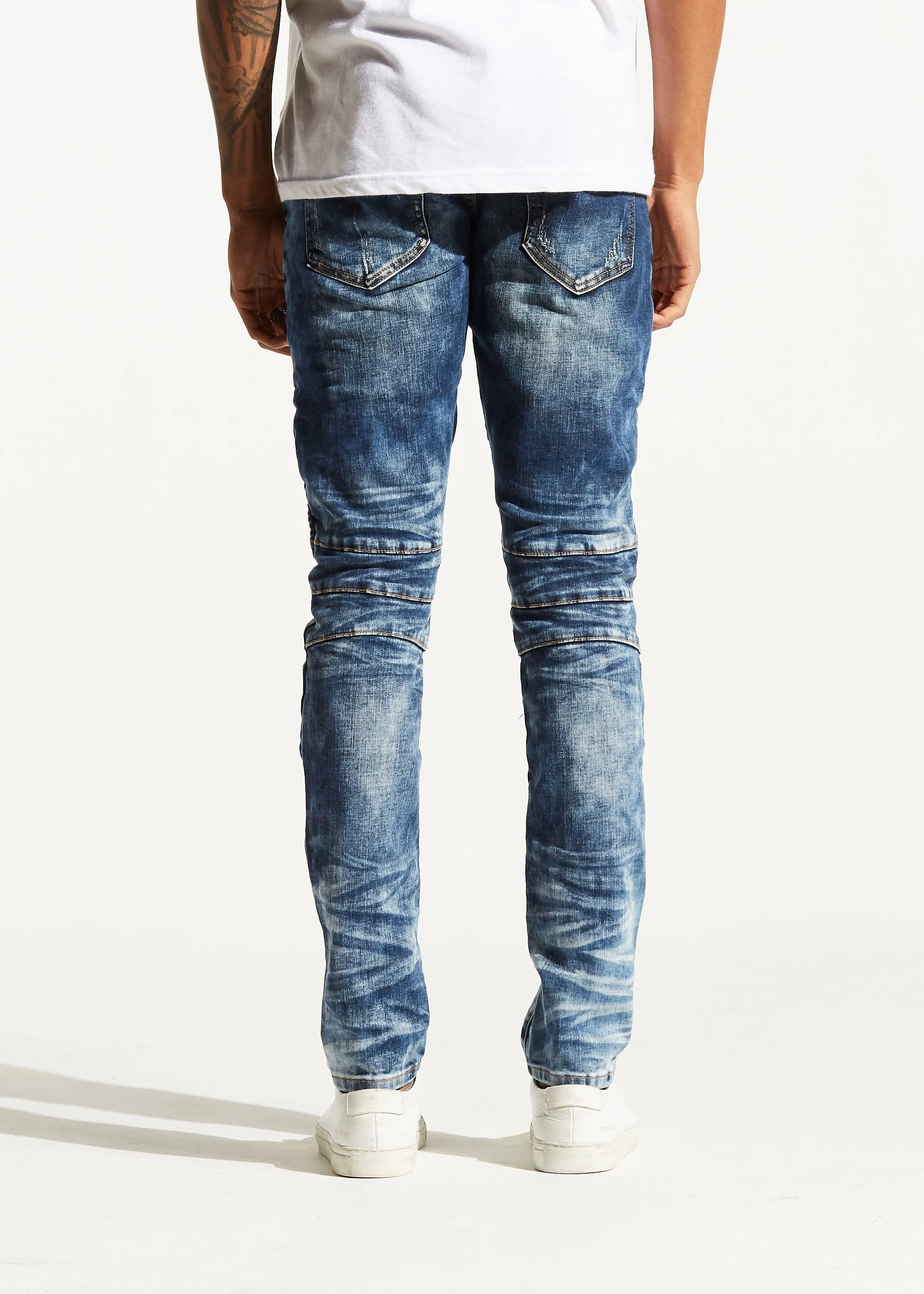 Skywalker Biker Denim (Deep Blue)