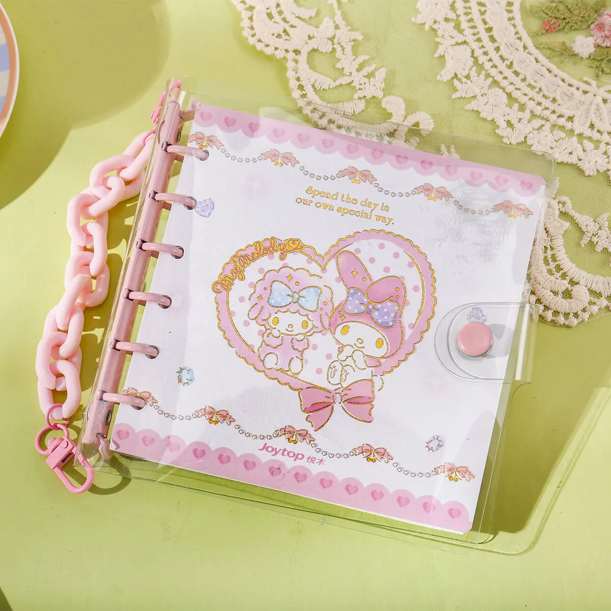 Square Sanrio Graphic Binder Loose Leaf Journal