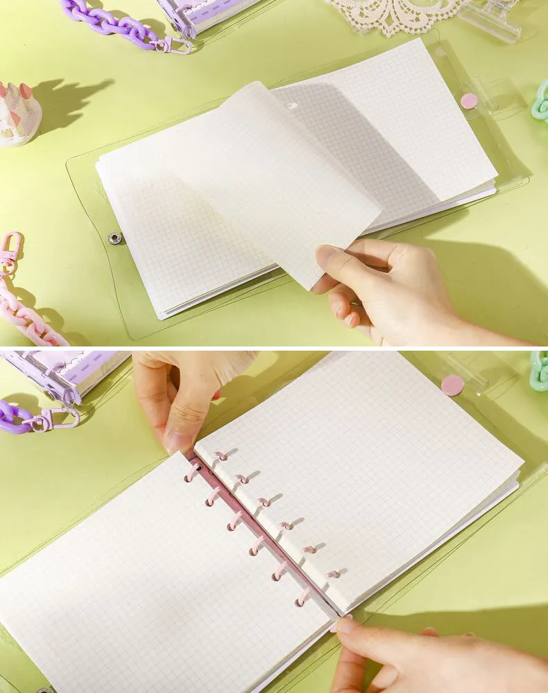 Square Sanrio Graphic Binder Loose Leaf Journal