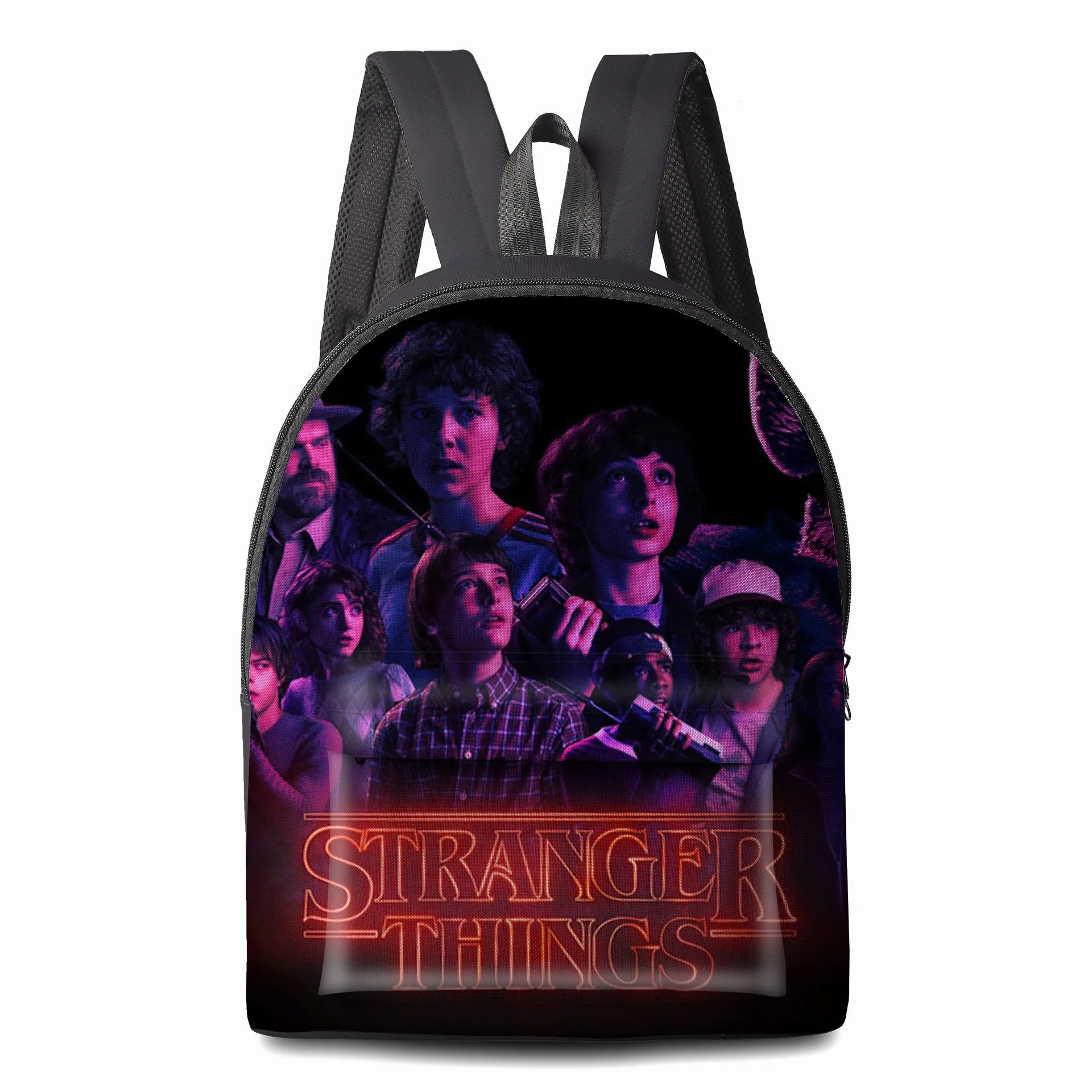 Stranger Things Backpack Student Large Capacity Backpack Portable Printing Children's Male Schoolbag