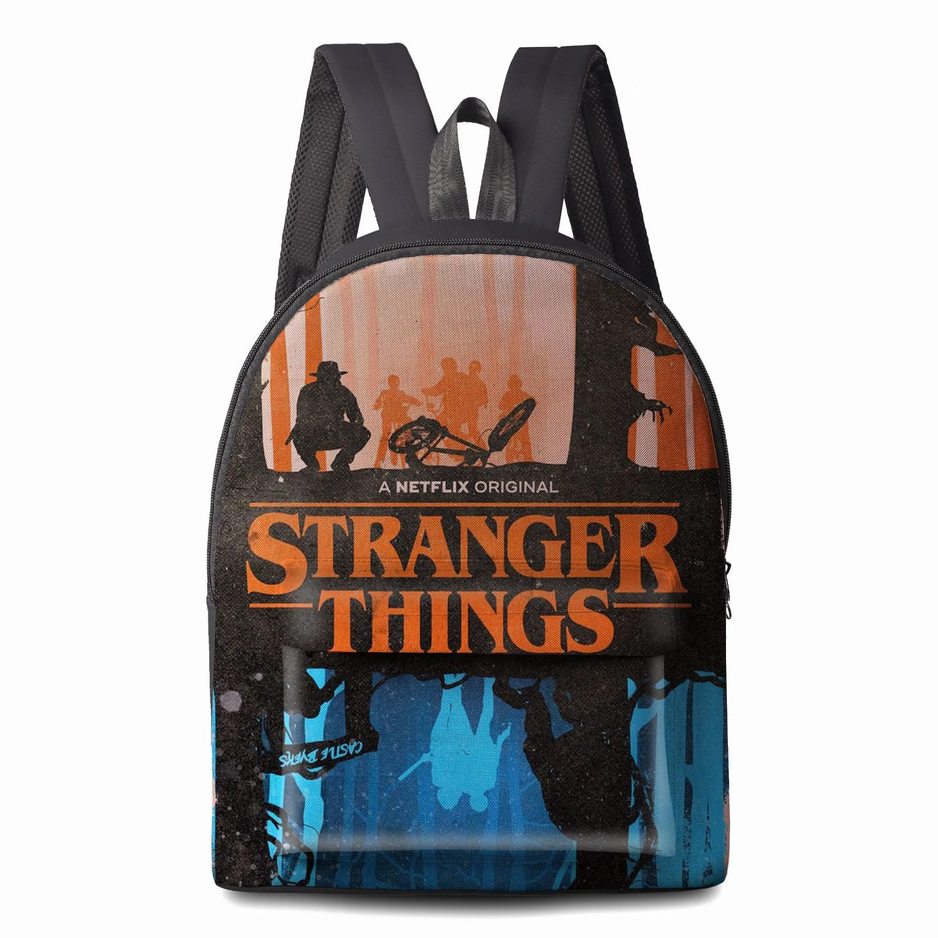 Stranger Things Backpack Student Large Capacity Backpack Portable Printing Children's Male Schoolbag