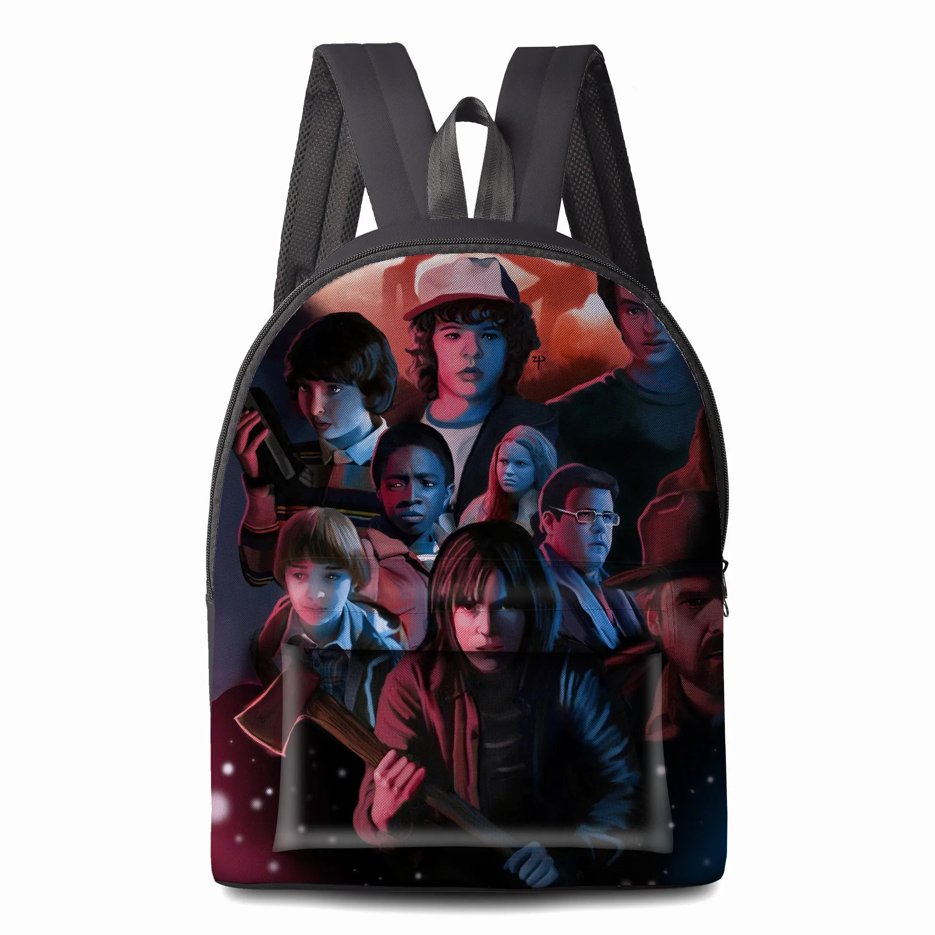 Stranger Things Backpack Student Large Capacity Backpack Portable Printing Children's Male Schoolbag