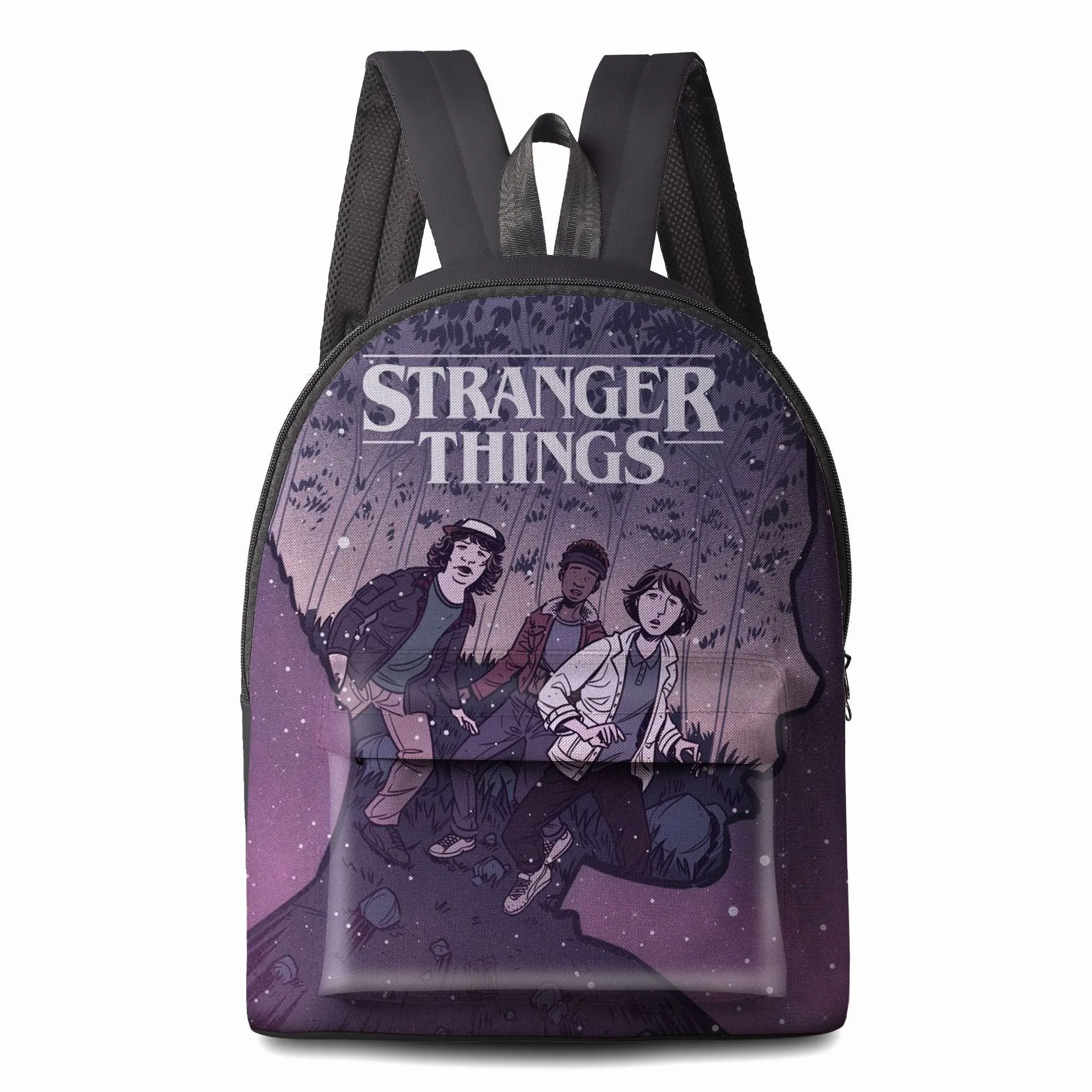 Stranger Things Backpack Student Large Capacity Backpack Portable Printing Children's Male Schoolbag