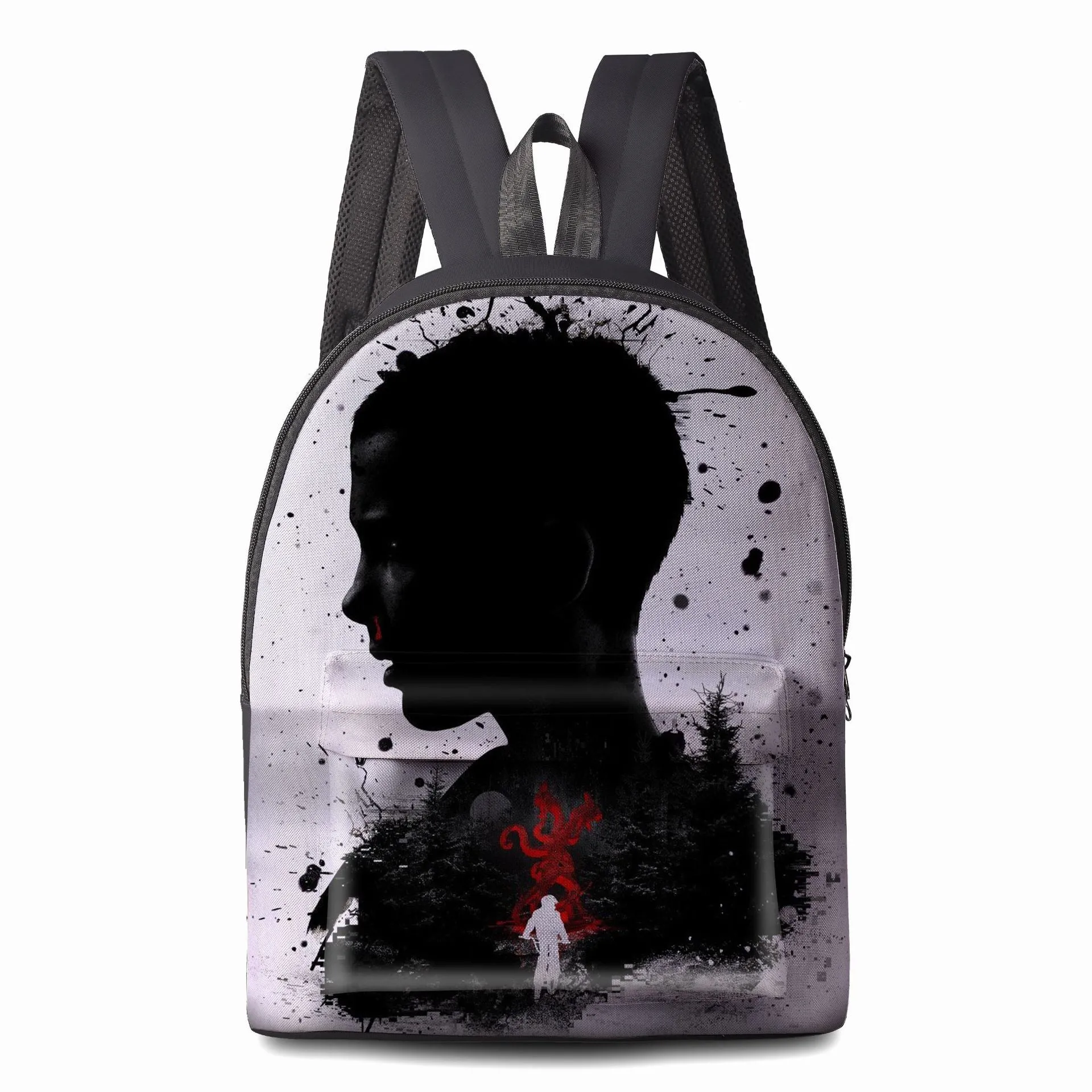 Stranger Things Backpack Student Large Capacity Backpack Portable Printing Children's Male Schoolbag