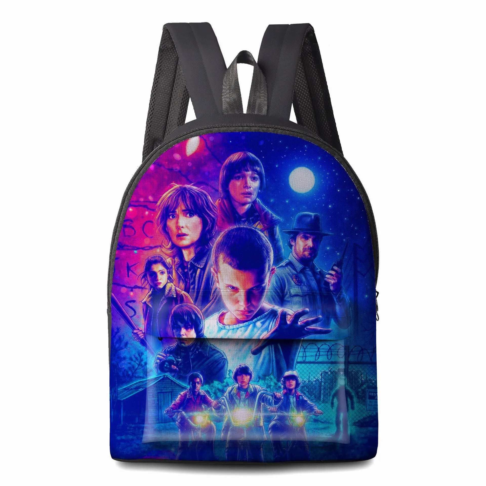 Stranger Things Backpack Student Large Capacity Backpack Portable Printing Children's Male Schoolbag