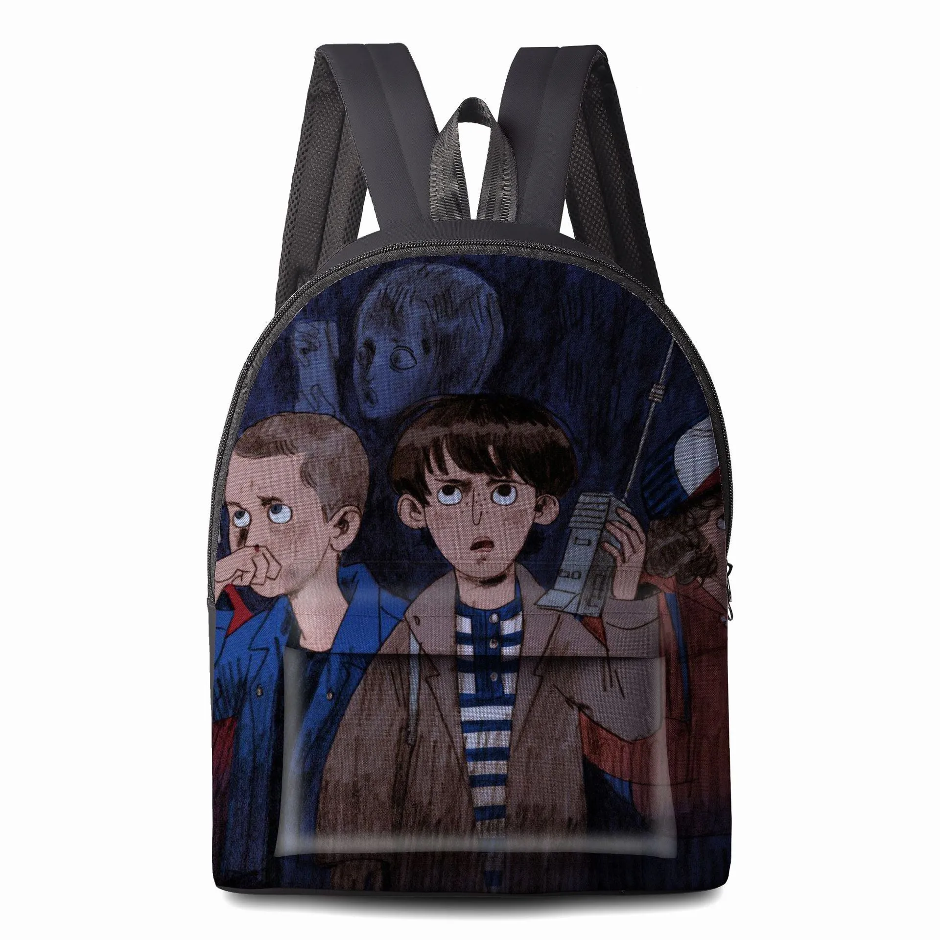 Stranger Things Backpack Student Large Capacity Backpack Portable Printing Children's Male Schoolbag
