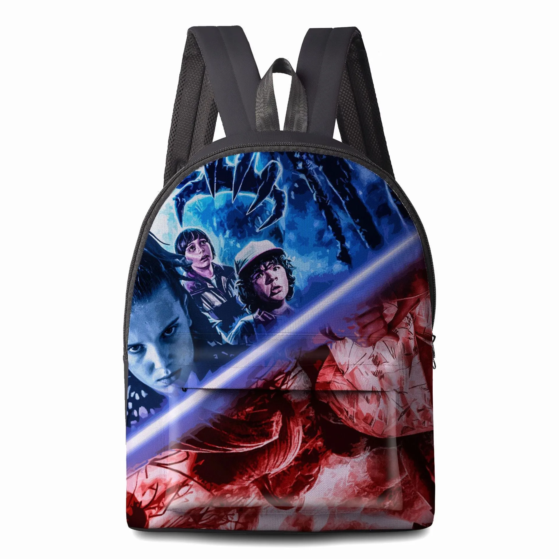 Stranger Things Backpack Student Large Capacity Backpack Portable Printing Children's Male Schoolbag
