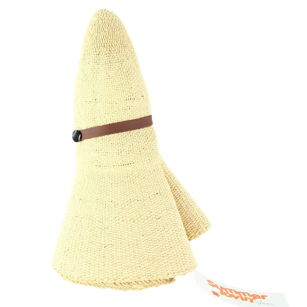 Summer Lovin' Rollable Raffia Sun Hat - Natural