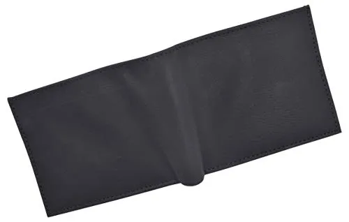 Swiss Marshall RFID Blocking Men's Vegan Leather 2 ID Windows Bifold Wallet