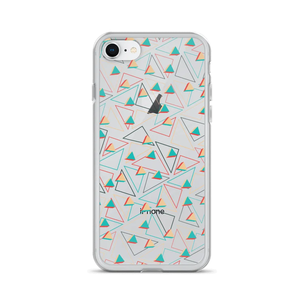 Triangular Candied Clear iPhone Case