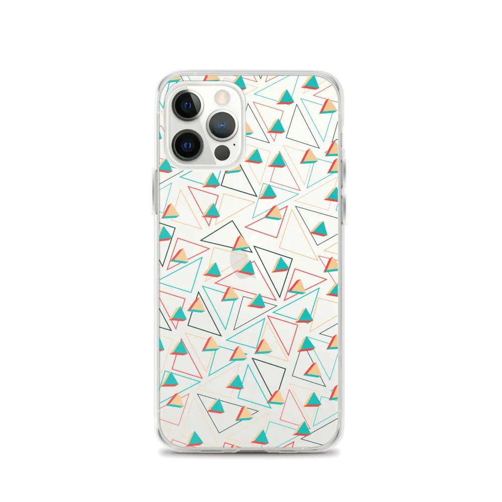 Triangular Candied Clear iPhone Case