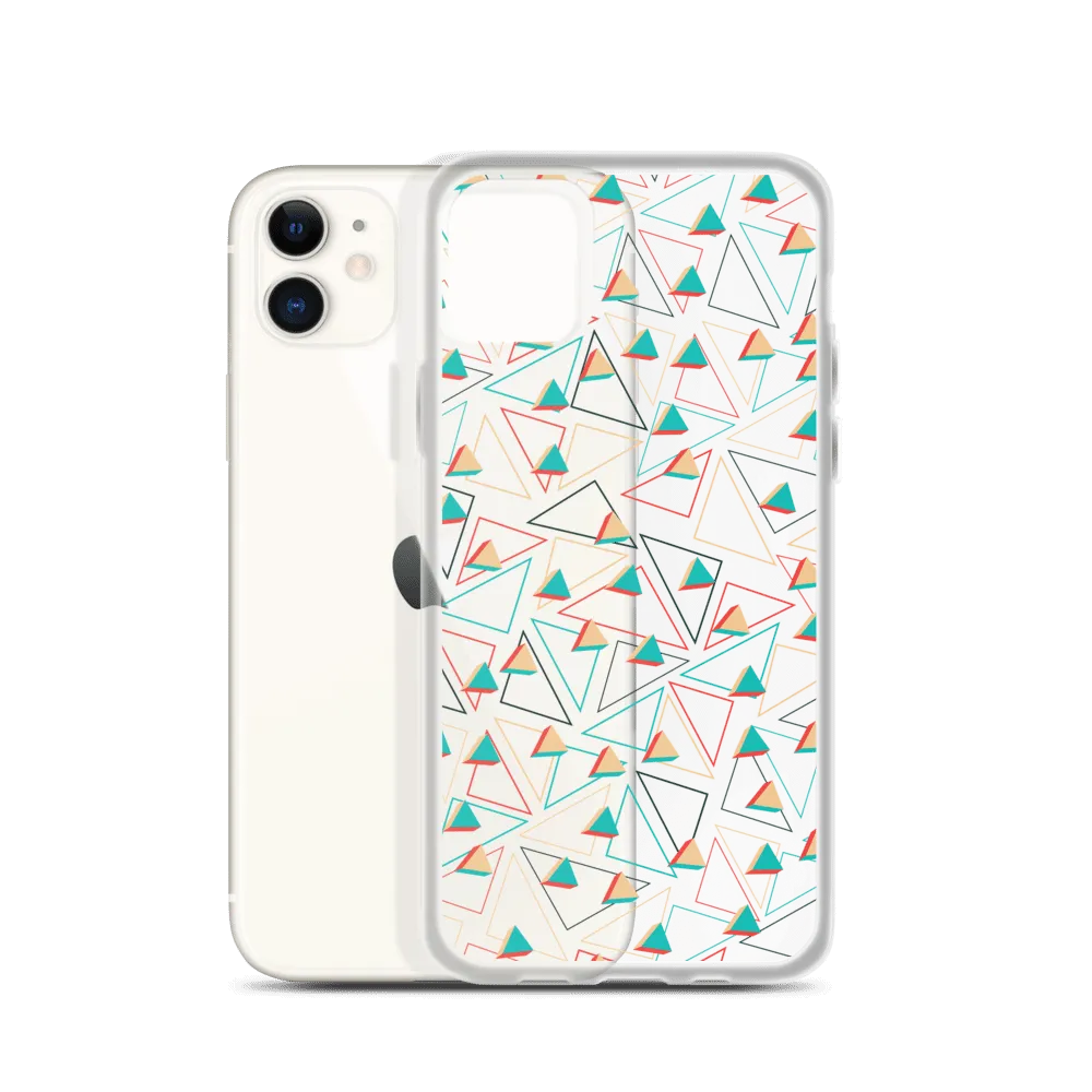 Triangular Candied Clear iPhone Case