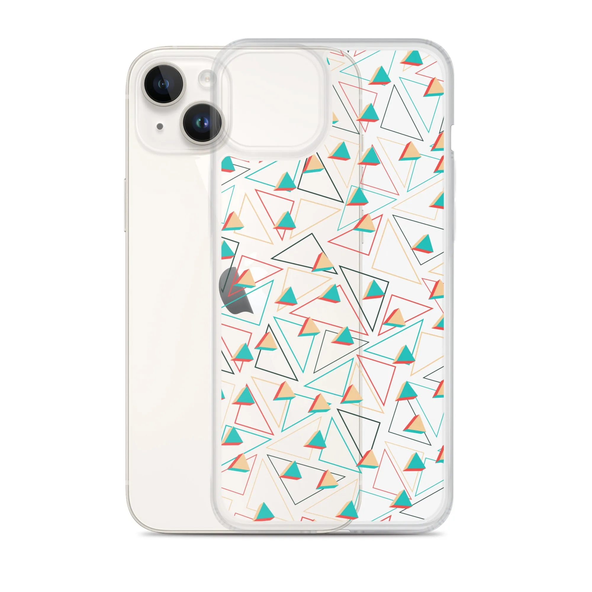 Triangular Candied Clear iPhone Case