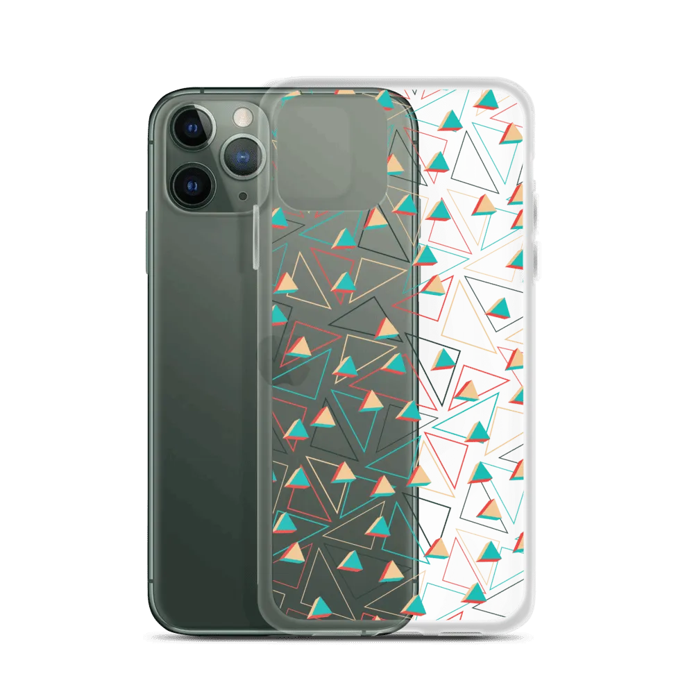 Triangular Candied Clear iPhone Case