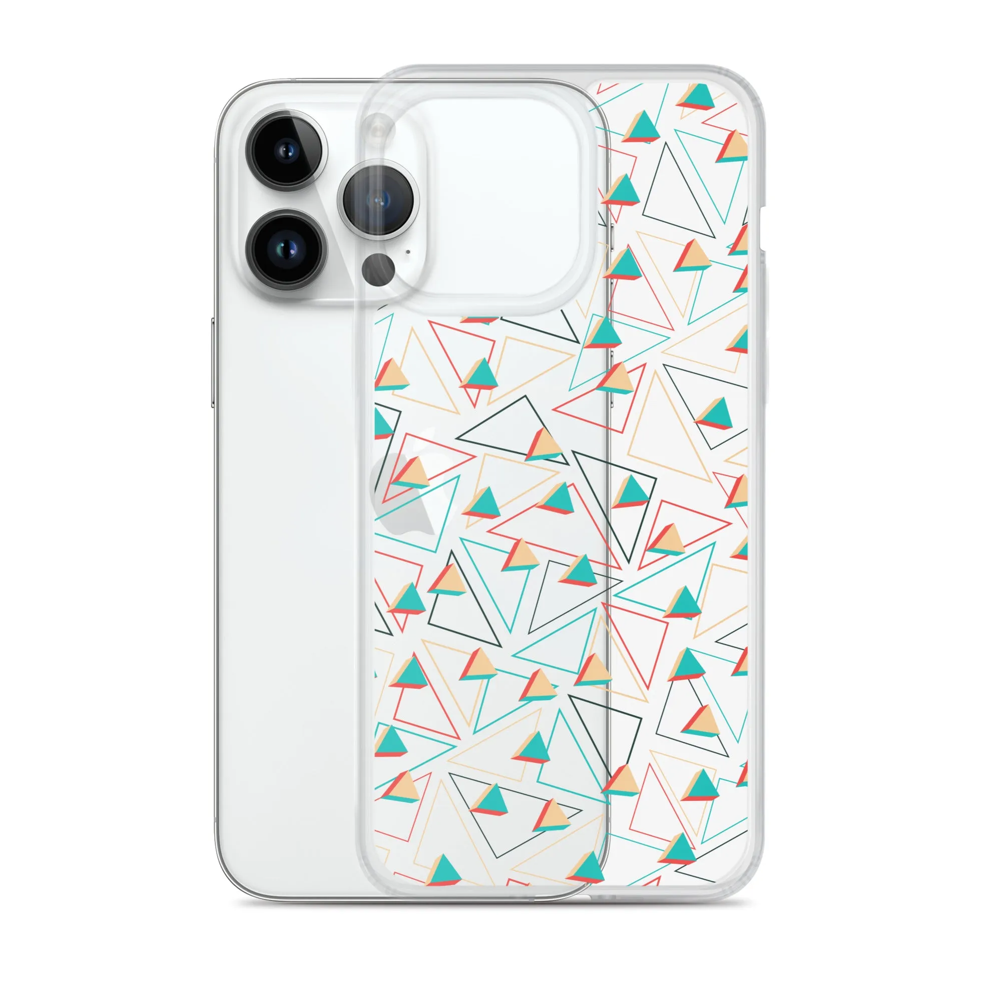 Triangular Candied Clear iPhone Case
