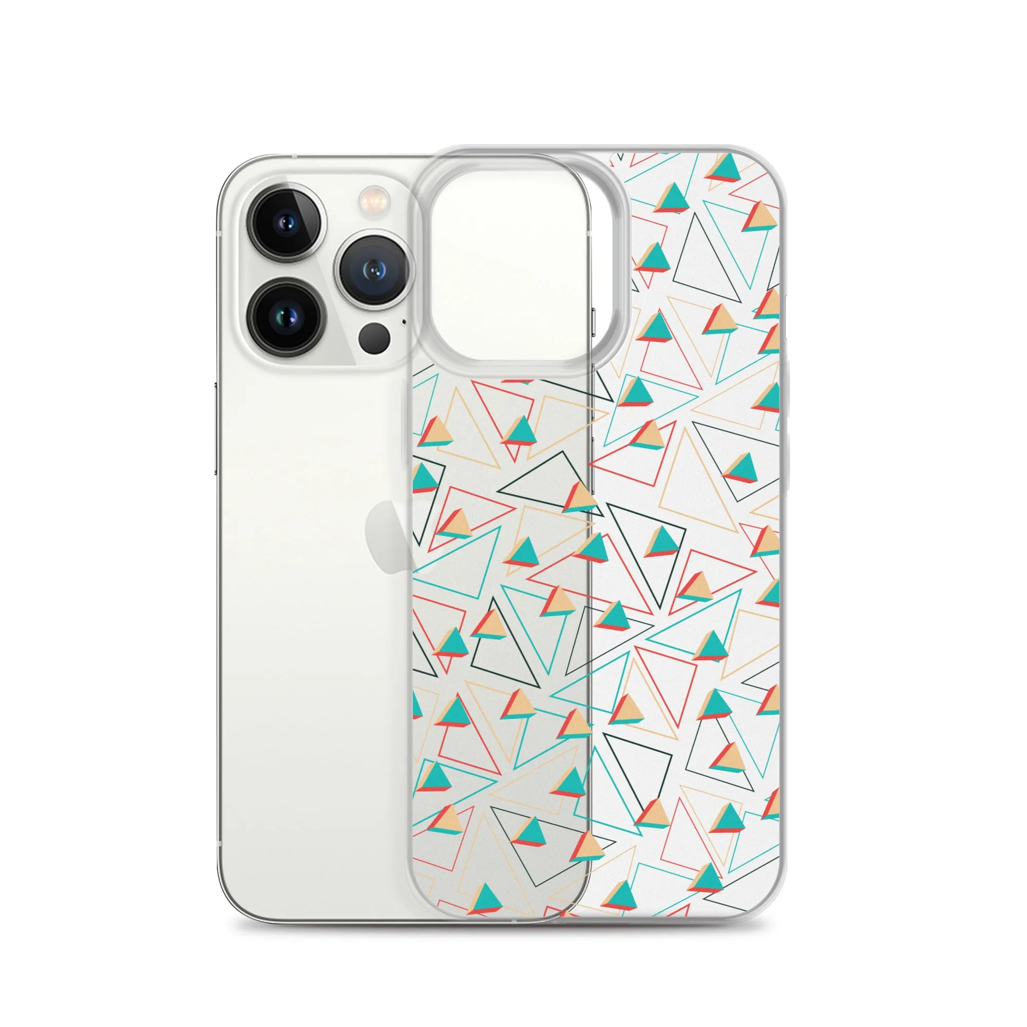 Triangular Candied Clear iPhone Case