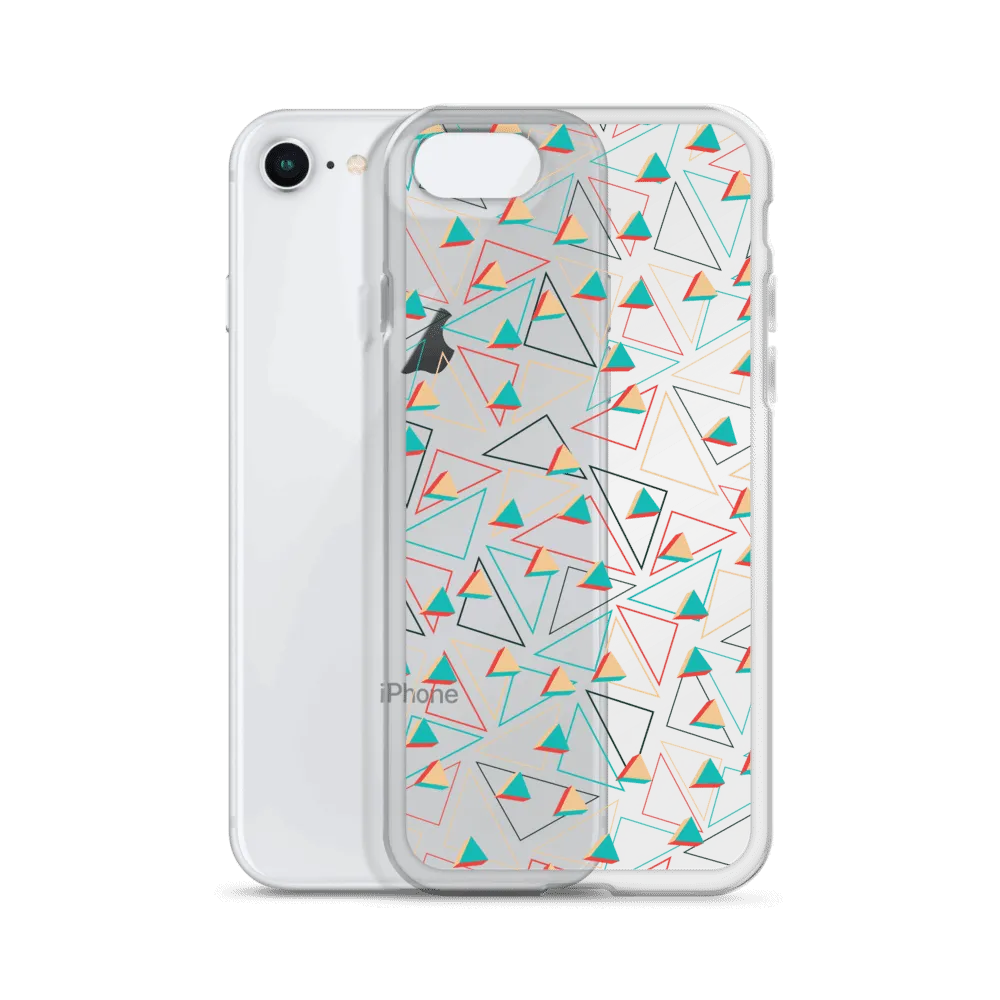Triangular Candied Clear iPhone Case