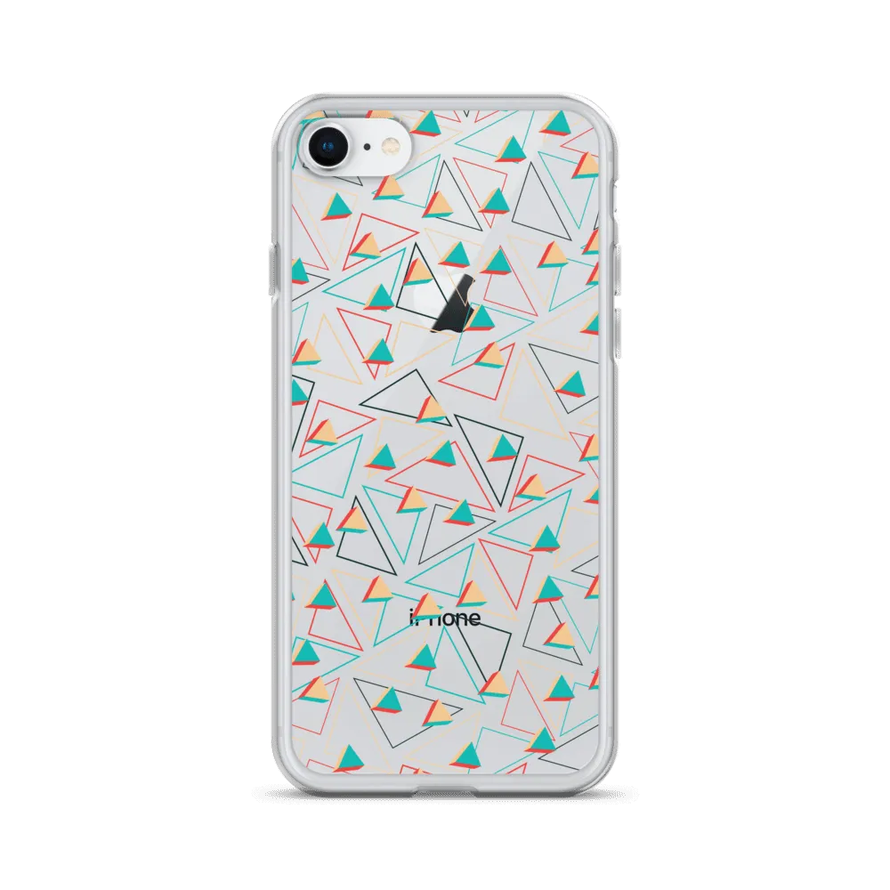 Triangular Candied Clear iPhone Case